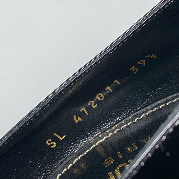 Saint Laurent Opyum Point-Toe Patent Leather Pumps size 39.5 - Picture 12 of 16